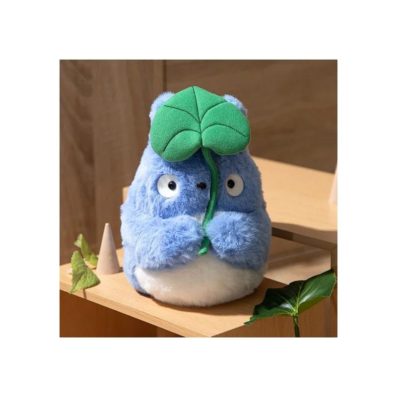 My Neighbor Totoro - Nakayoshi Plush Figure - Medium Totoro with leaf
