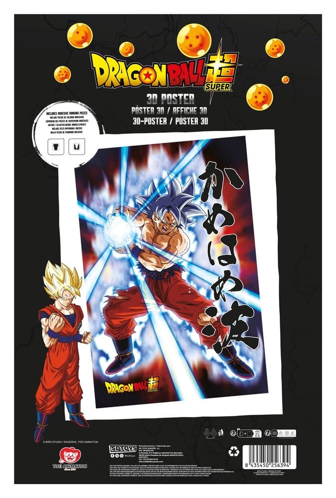 Dragon Ball Super 3D Poster Survival Goku 38 x 58 cm
