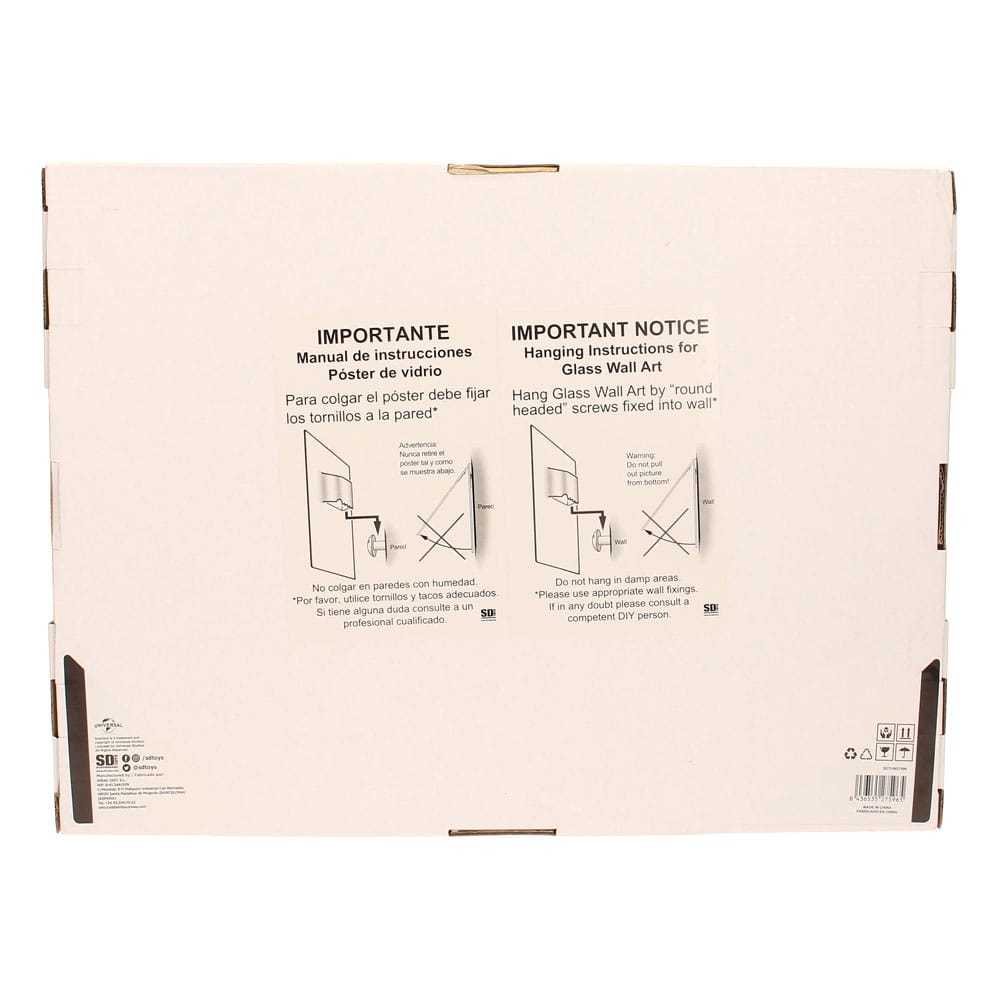 Scarface Glass Poster Say Hello 40 x 30 cm