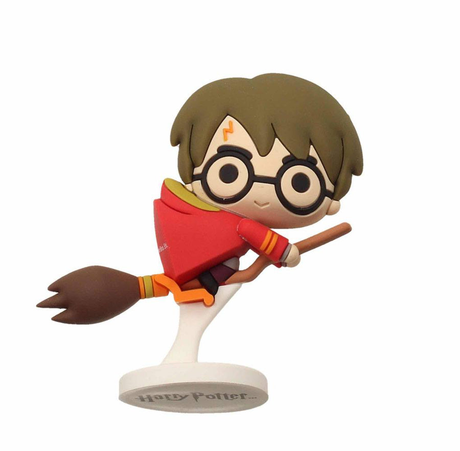 Harry Potter Pokis Rubber Minifigure Harry Potter Nimbus Red Cape 6 cm