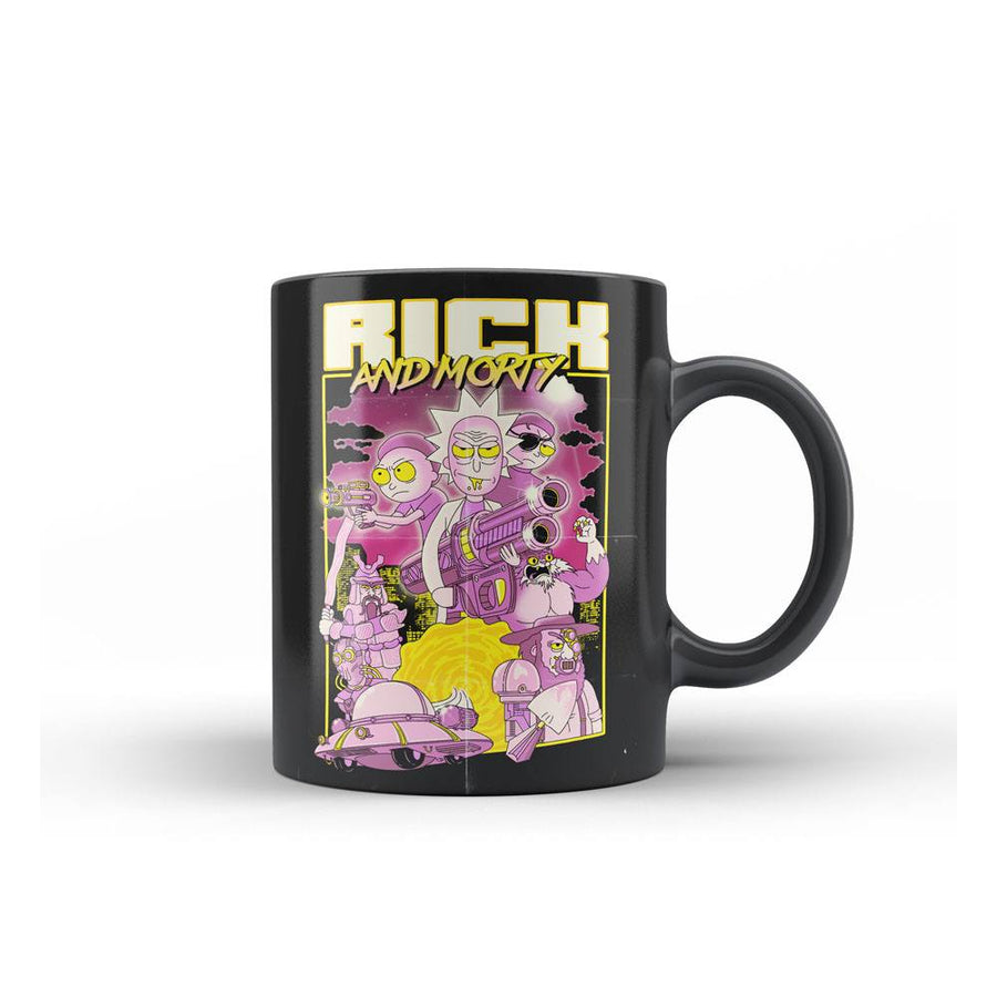 Rick & Morty Mug Retro Poster