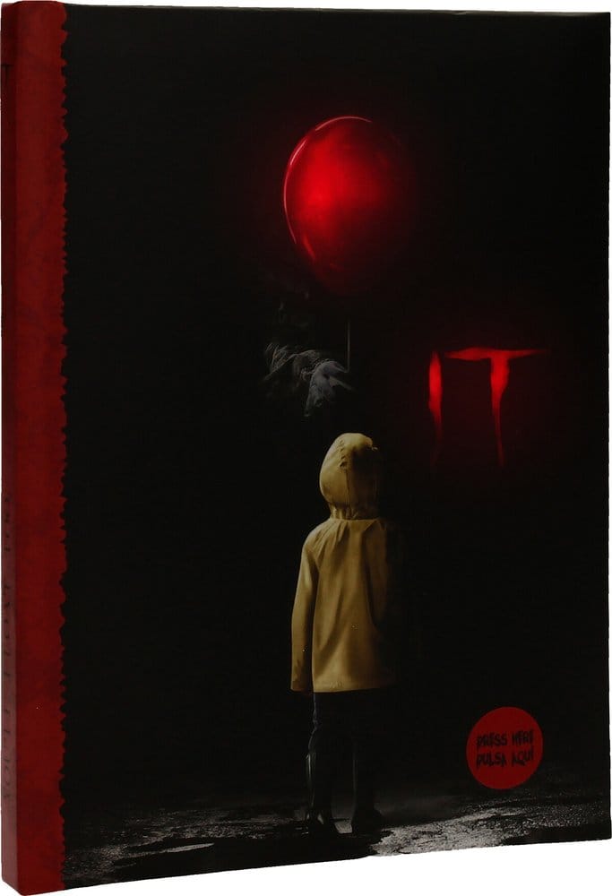 It Light Up Notebook & Metal Keychain Gift Set 21 cm
