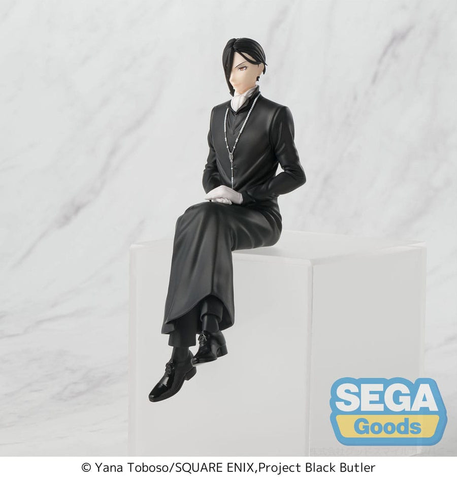 Black Butler: Boarding School Arc PM Perching PVC Statue Sebastian Michaelis 16 cm