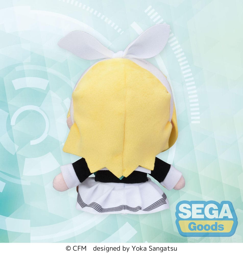 Character Vocal Series 02: Kagamine Rin/Len Fuwa Petit Mini Plush Figure Kagamine Rin Uniform Ver. (EX) 16 cm