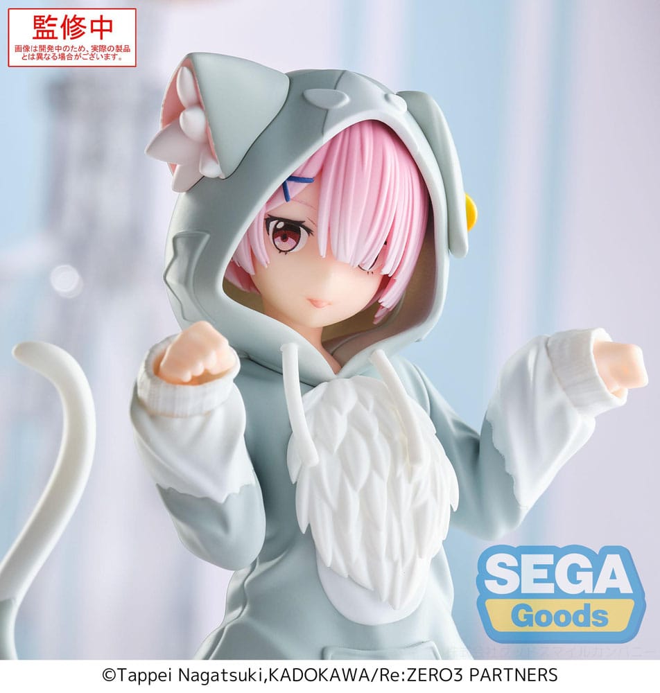 Re:Zero Starting Life in Another World Yumemirize PVC Statue Ram Mofumofu Pack 11 cm