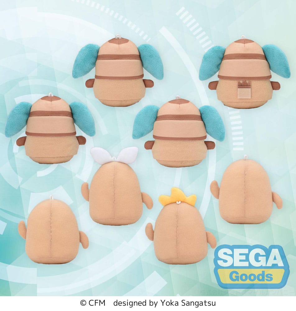 Piapro Characters Hatsune Miku Series fuwa petit Plush Keychains Haniwa 10 cm Blind Box Assortment (8)