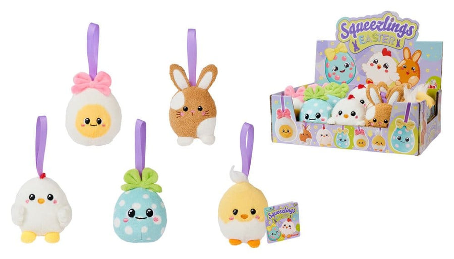 Squeezlings Plush Figure 5-Pack Display (20)