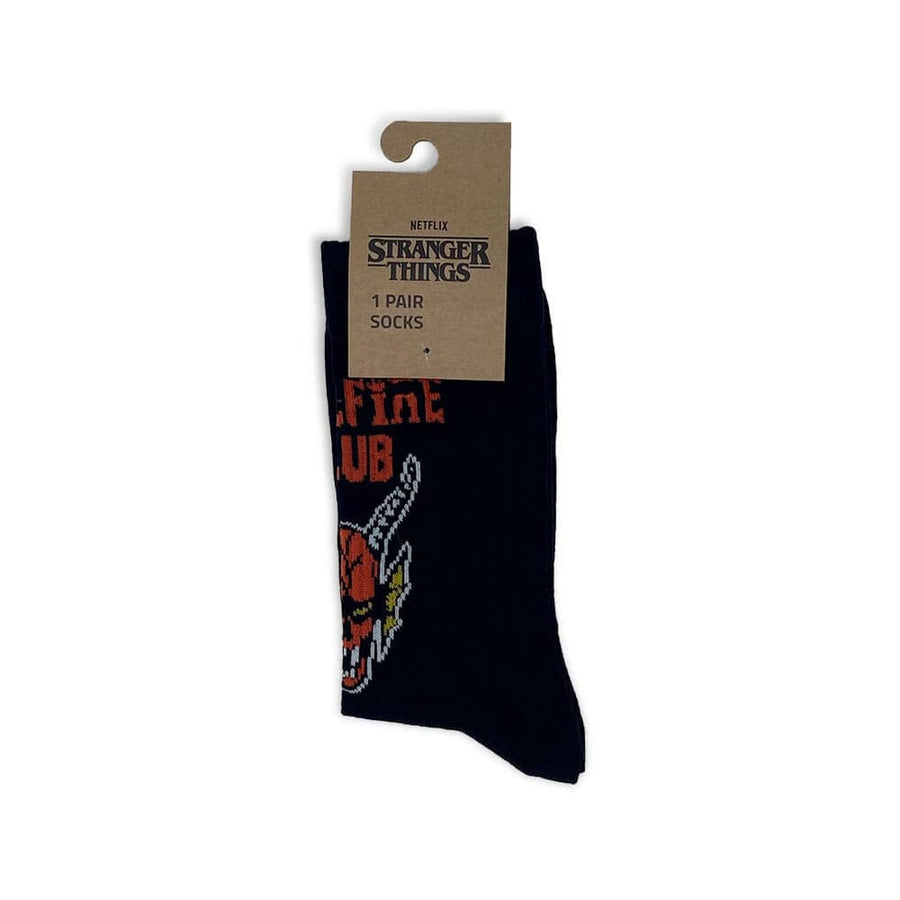 Stranger Things Socks Hellfire Club Large