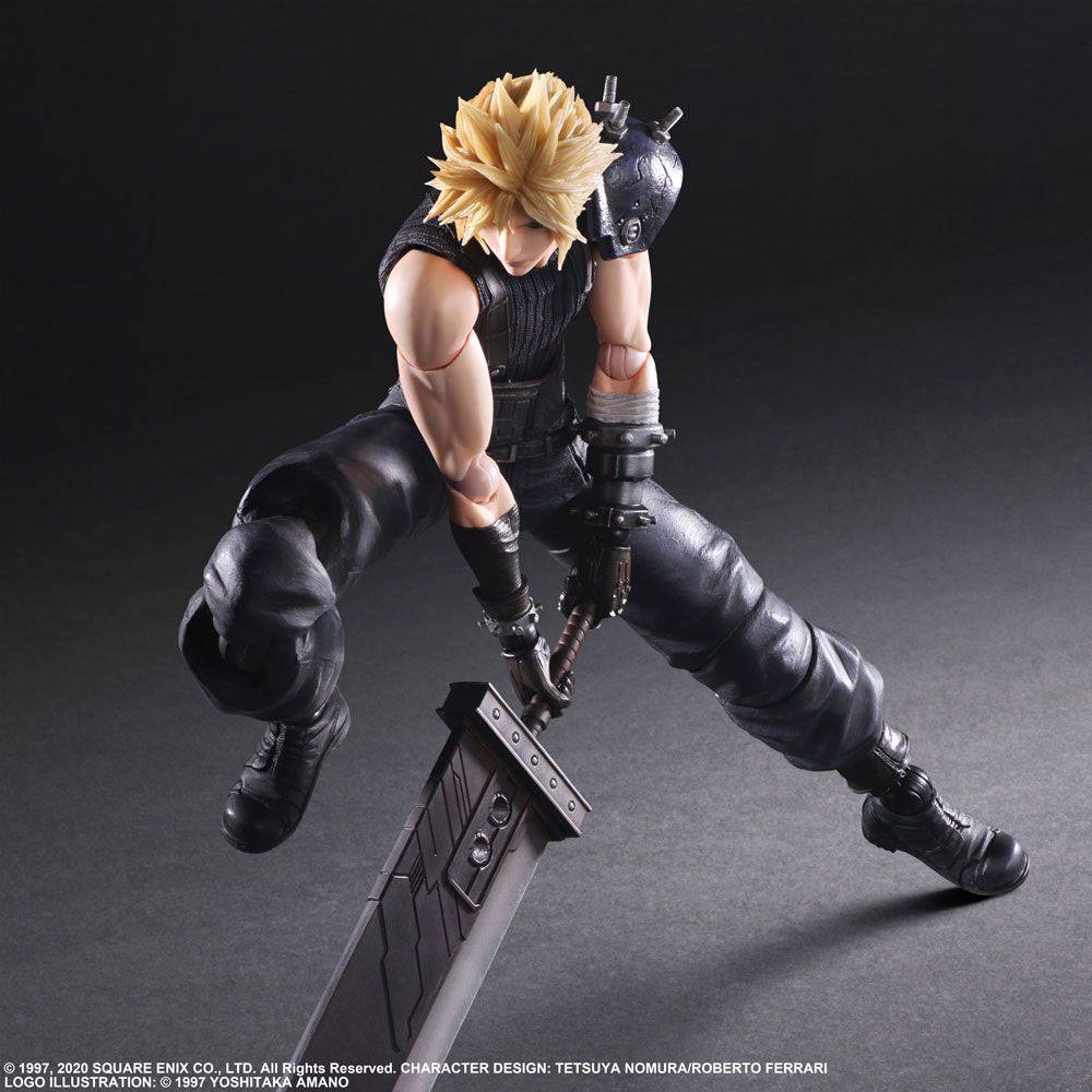 Final Fantasy VII Remake - Play Arts Kai Action Figure - Cloud Strife Ver. 2