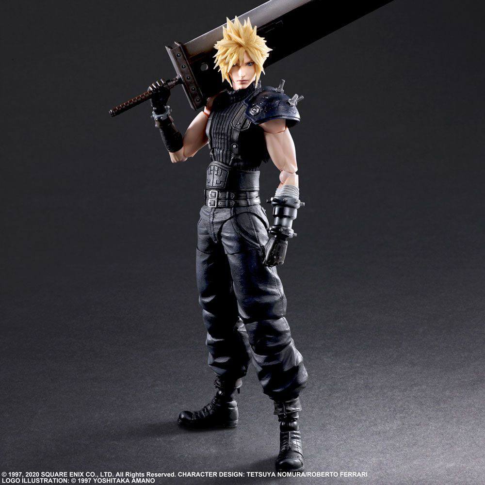 Final Fantasy VII Remake - Play Arts Kai Action Figure - Cloud Strife Ver. 2