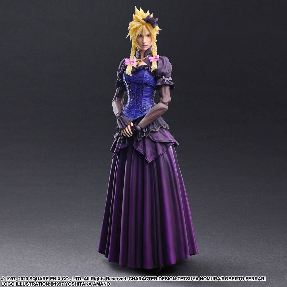 Final Fantasy VII Remake - Play Arts Kai Action Figure - Cloud Strife Dress Ver.