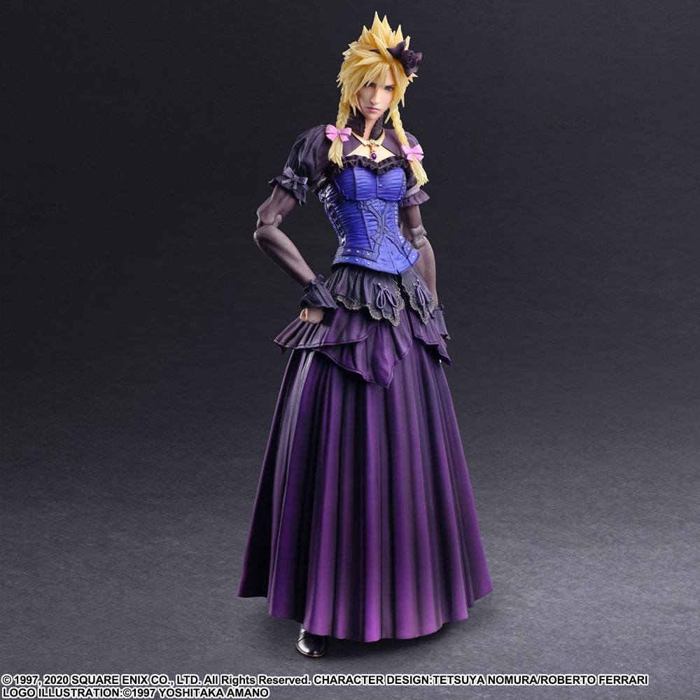 Final Fantasy VII Remake - Play Arts Kai Action Figure - Cloud Strife Dress Ver.