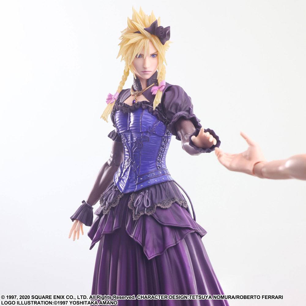 Final Fantasy VII Remake - Play Arts Kai Action Figure - Cloud Strife Dress Ver.