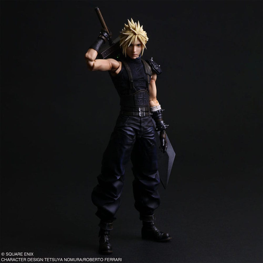 Final Fantasy VII Rebirth Play Arts Shin Action Figure Cloud Strife 27 cm