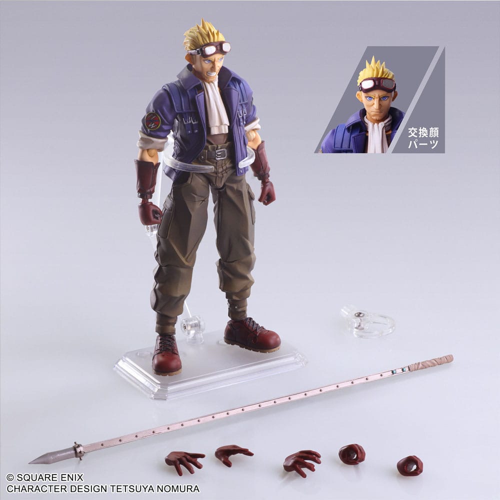 Final Fantasy VII - Bring Arts Action Figure - Cid Highwind