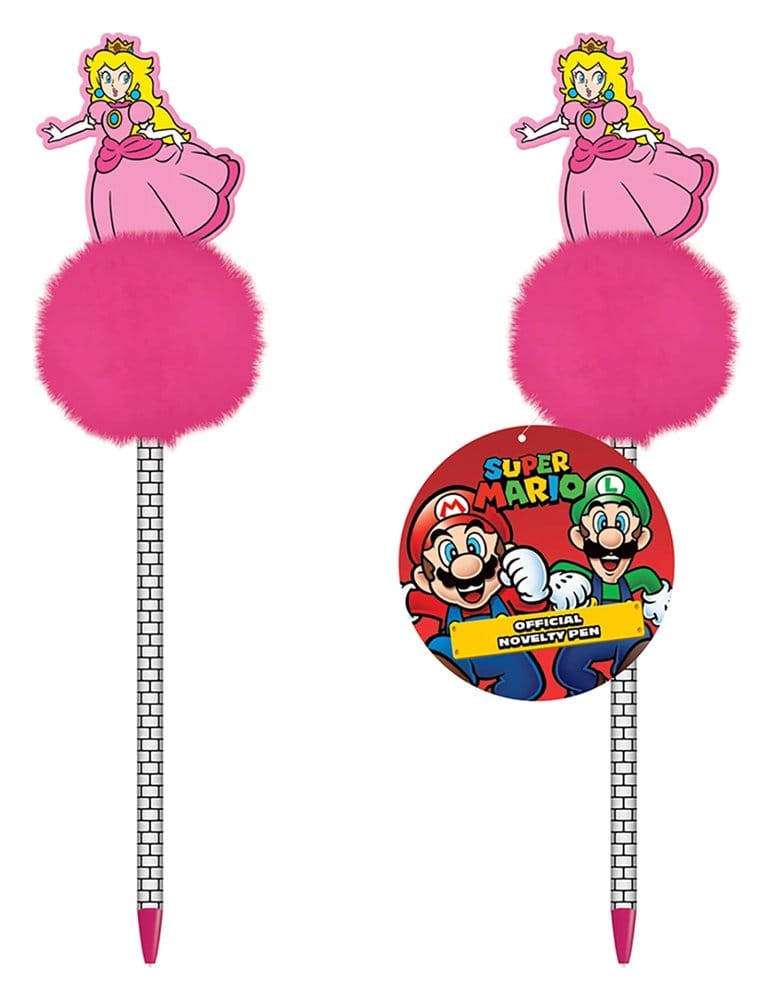 Super Mario Pom Pom Pen (Princess Peach)