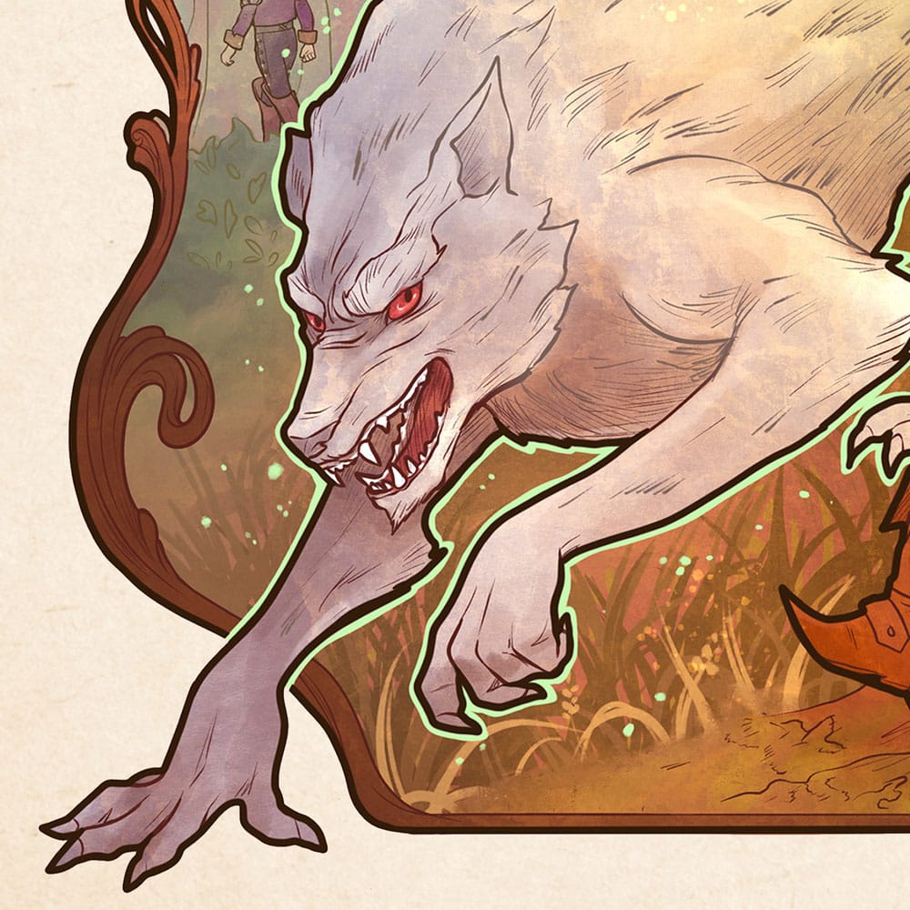 Critical Role Art Print Travis Willingham: 10th Anniversary Art Nouveau Illustrations 46 x 28 cm - unframed