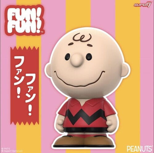 Peanuts FUN! FUN! Vinyl Action Figure Charlie Brown (Red Shirt) 13 cm