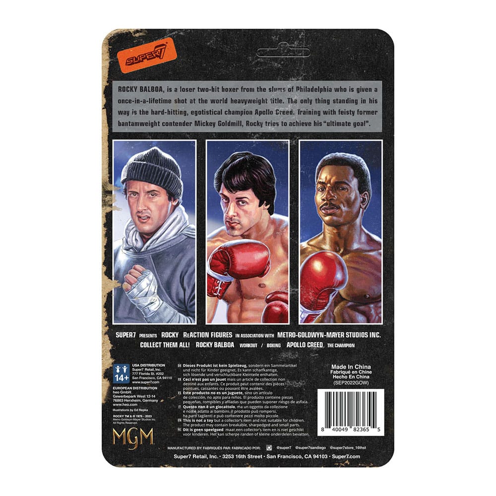 Rocky ReAction Action Figure Rocky Balboa 10 cm