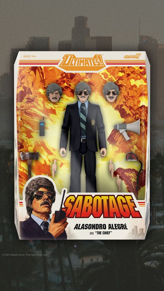 Beastie Boys Ultimates Action Figure Wave 1 Alasondro Alegre as "The Chief" 18 cm