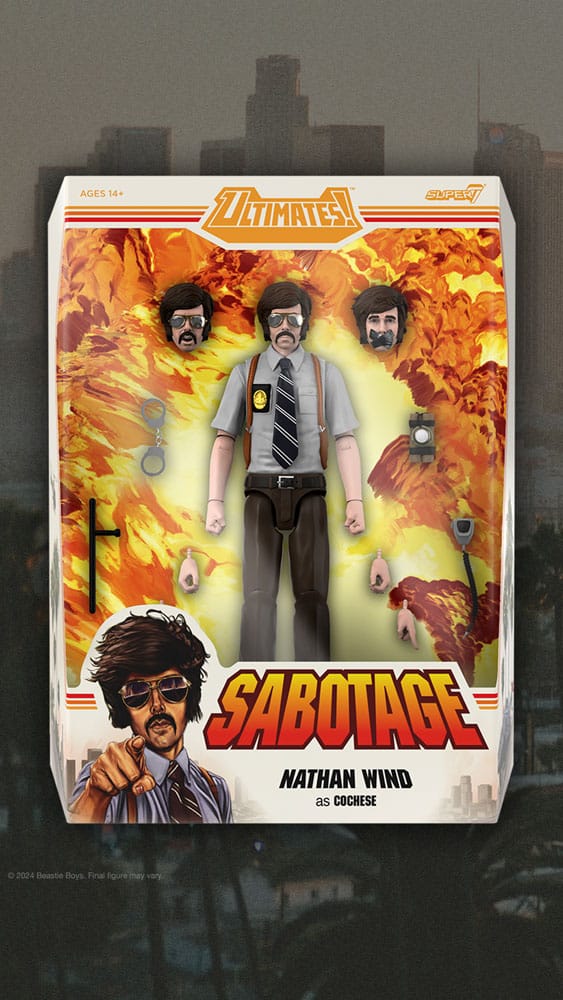 Beastie Boys Ultimates Action Figure Wave 1 Nathan Wind as "Cochese" 18 cm