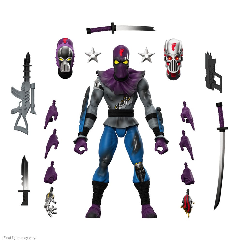 Teenage Mutant Ninja Turtles Ultimates Action Figure Foot Soldier (Battle Damaged) 18 cm