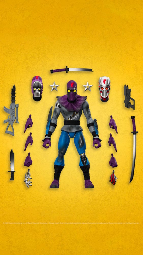 Teenage Mutant Ninja Turtles Ultimates Action Figure Foot Soldier (Battle Damaged) 18 cm