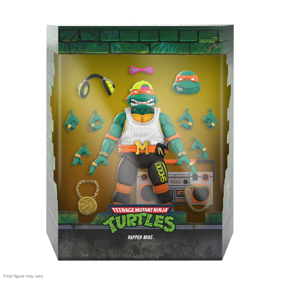 Teenage Mutant Ninja Turtles Ultimates Action Figure Rappin' Mike 18 cm