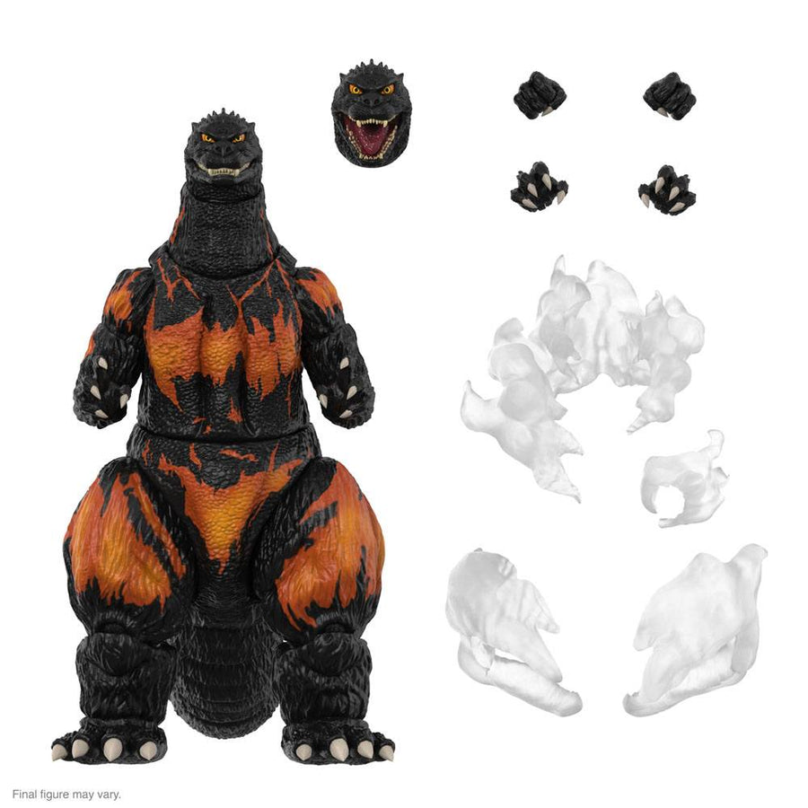 Toho Ultimates Action Figure Burning Godzilla 1995 20 cm