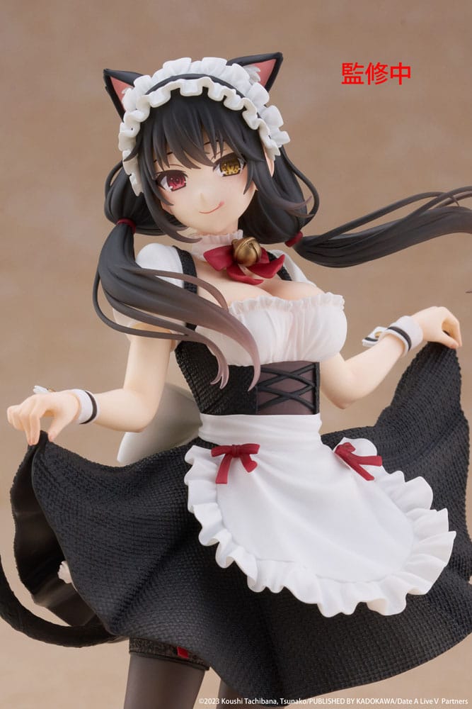 Date A Live V Coreful PVC Statue Kurumi Tokisaki Cat Ear Maid Ver. 18 cm