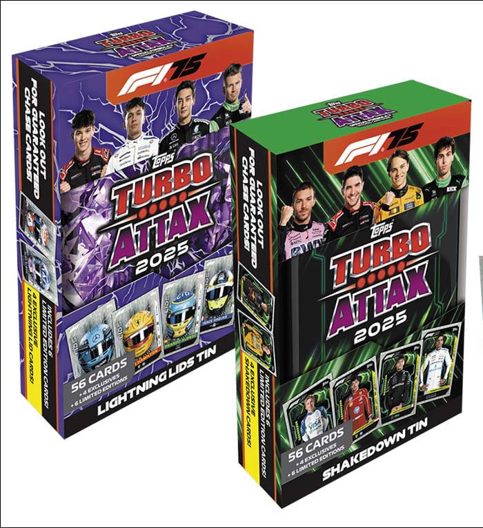 Formula 1 Turbo Attax TCG 2025 F1 Mega Tin Display (6) *German Version*