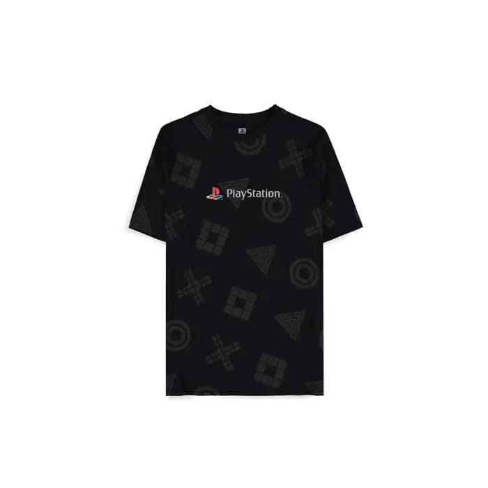 PlayStation T-Shirt Logo All Over Print Size XL