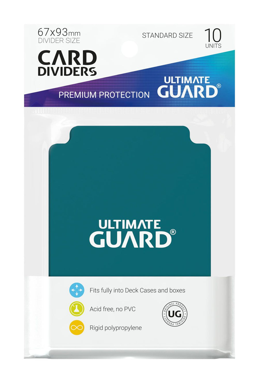 Ultimate Guard Card Dividers Standard Size (10) - Petrol