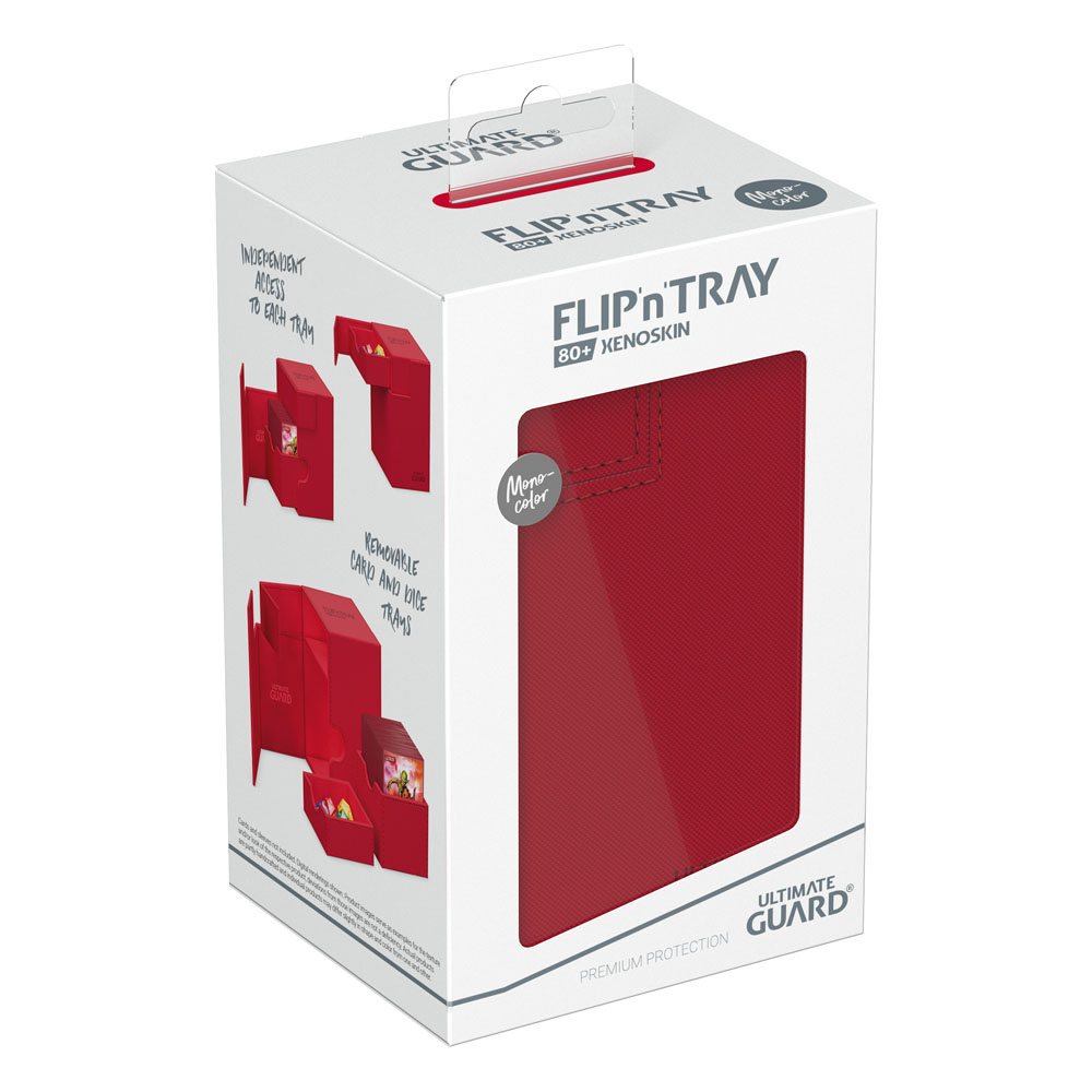 Ultimate Guard Flip'n'Tray 80+ Xenoskin - Red