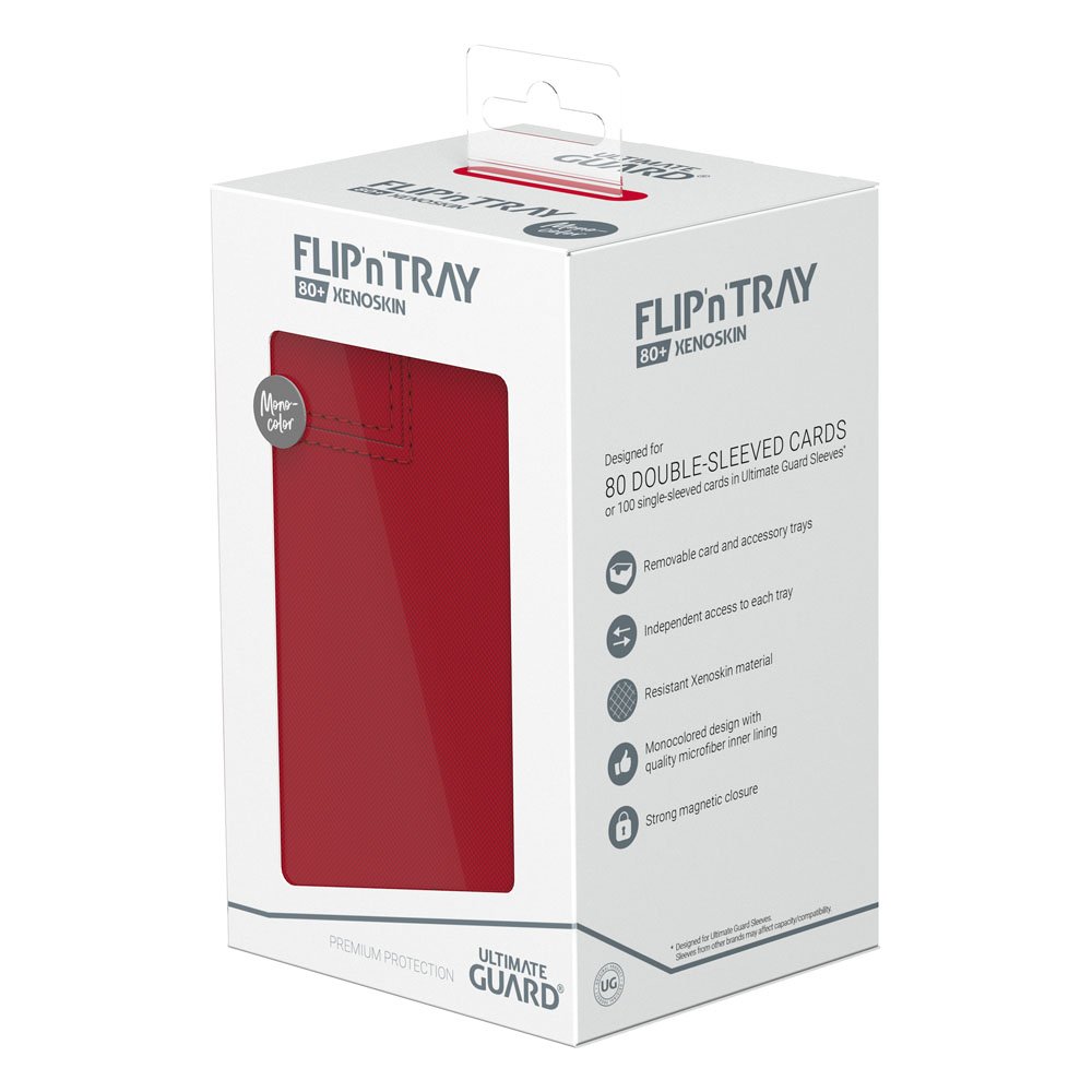 Ultimate Guard Flip'n'Tray 80+ Xenoskin - Red