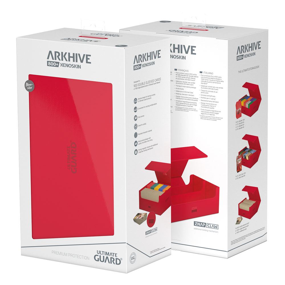 Ultimate Guard Arkhive 800+ Xenoskin - Red