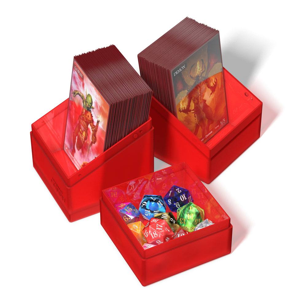 Ultimate Guard Boulder'n'Tray 100+ - Ruby