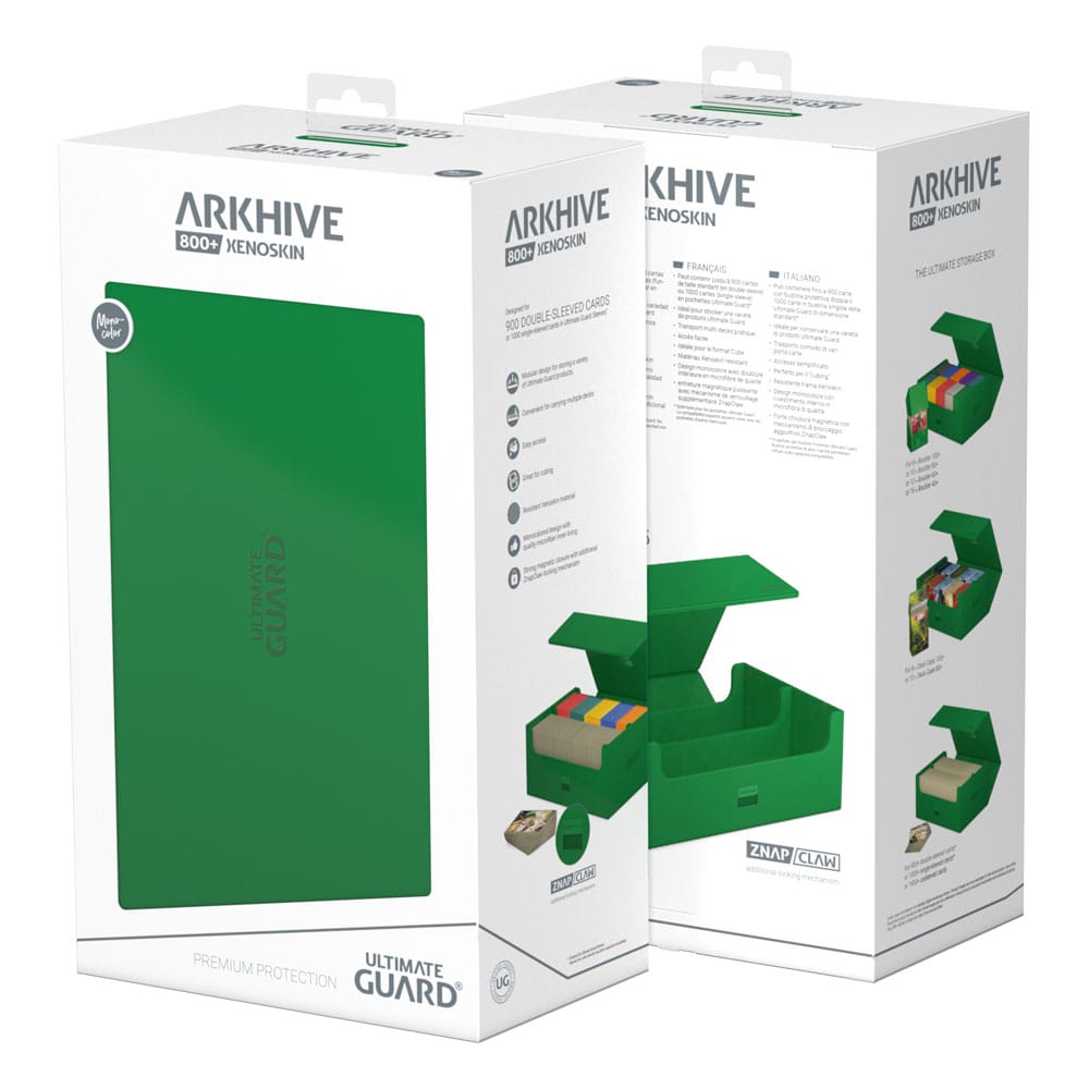 Ultimate Guard Arkhive 800+ Xenoskin - Green