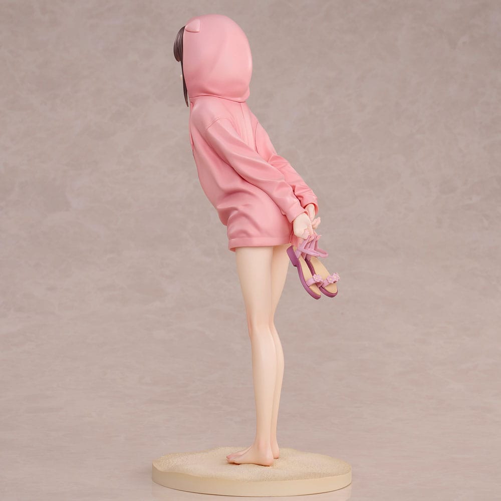 Swimsuit Hoodie Misaki (Original Character) Illustration by Jonsun