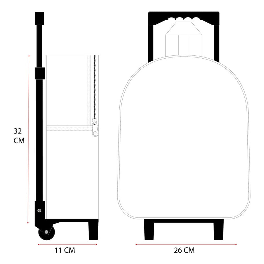 Marvel Trolley Backpack 3D Avengers Great Escapes 32 cm