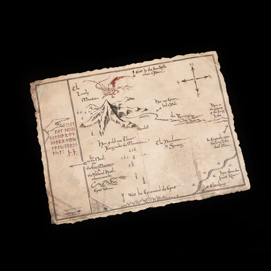 The Hobbit Art Print Thorin's Map 40 x 30 cm
