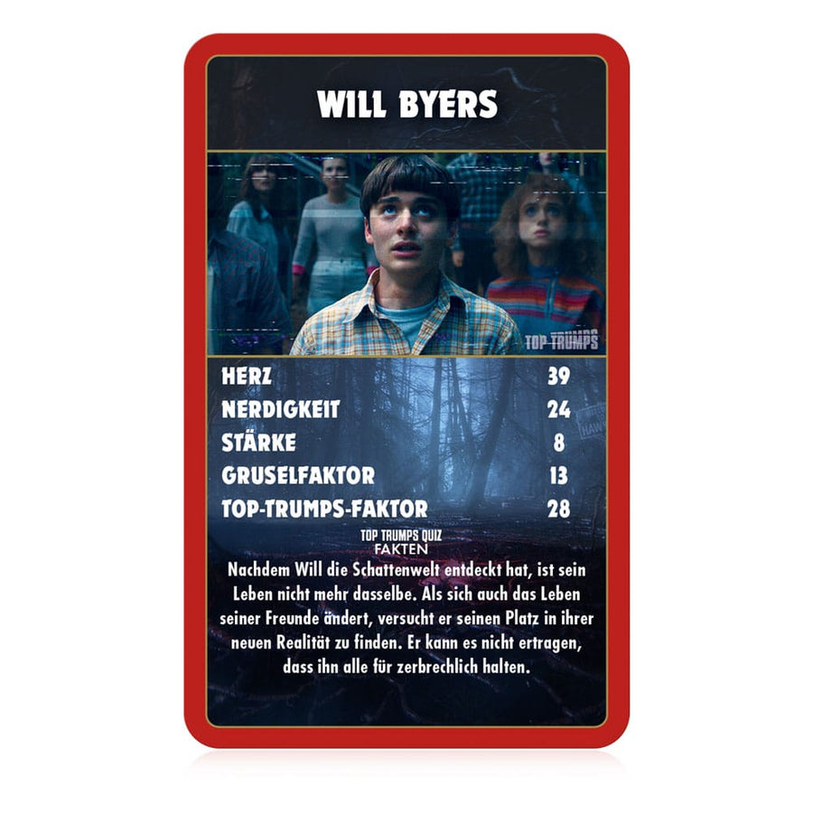 Stranger Things Card Game Top Trumps Collectables *German Version*