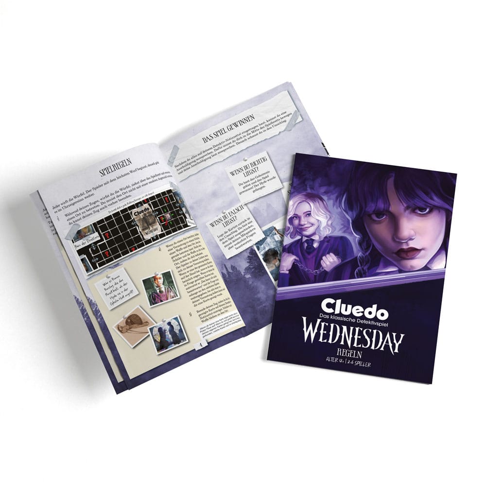 Wednesday Board Game Clue *German Version*