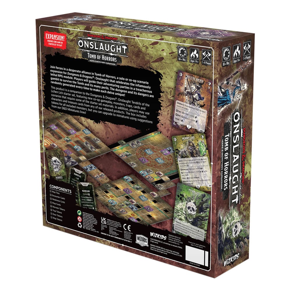 Dungeons & Dragons Game Expansion Onslaught Tomb of Horrors - Maps & Monsters Expansion *English Version*