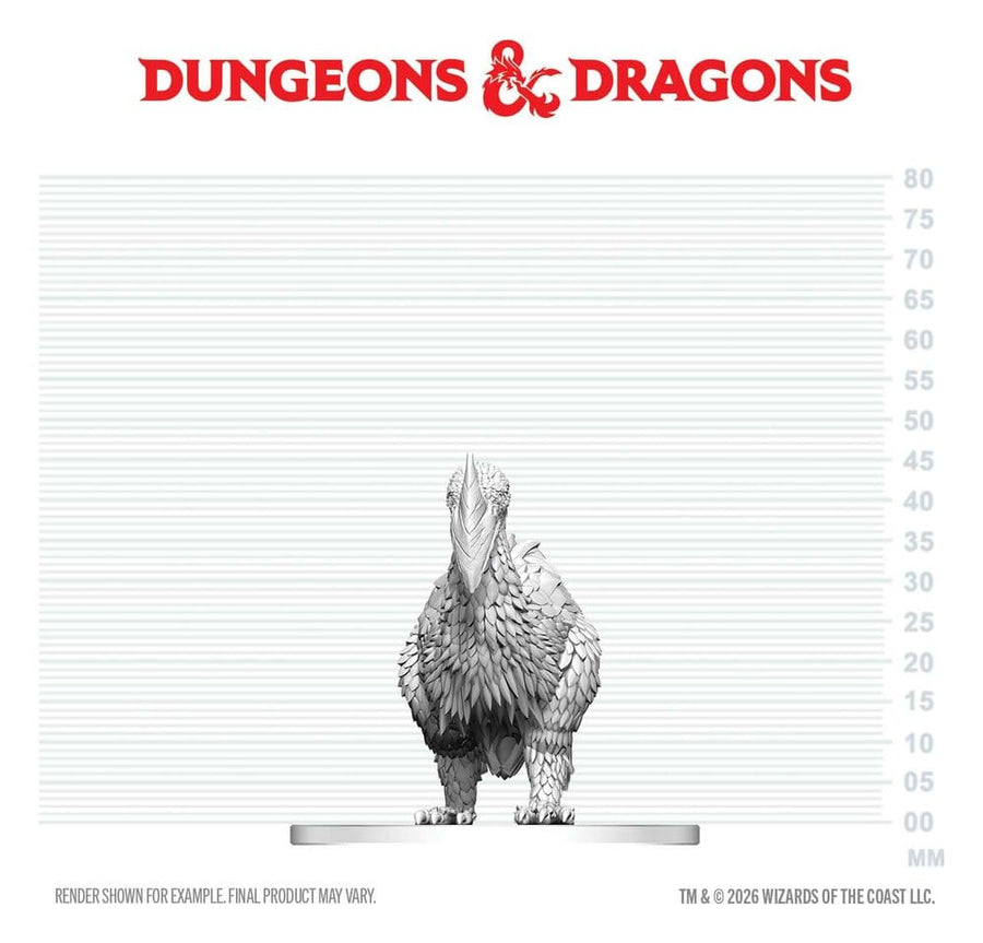 D&D Nolzur's Marvelous Miniatures Mini Figure Axe Beak 4 cm