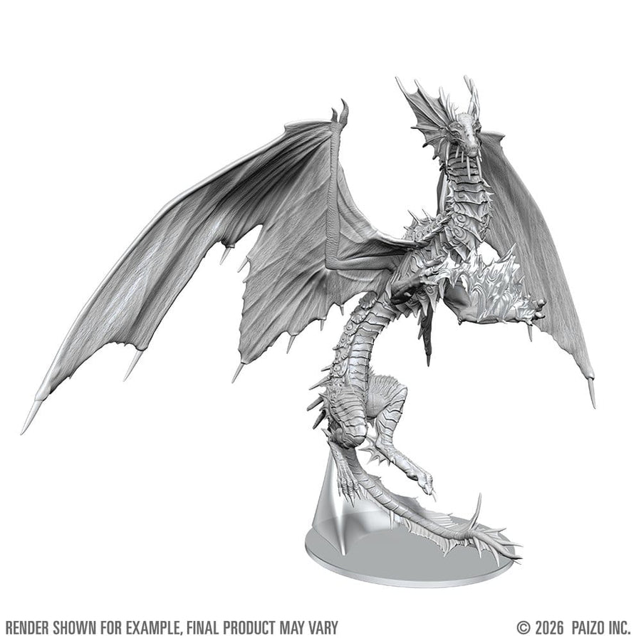 Pathfinder Deep Cuts Unpainted Boxed Miniature Adult Mirage Dragon 23 cm