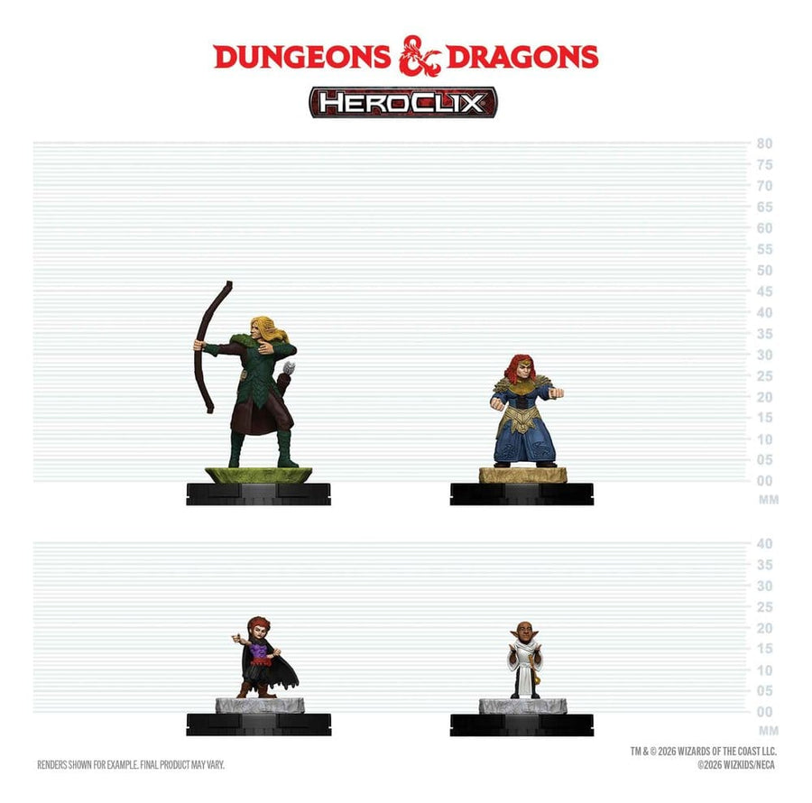 Dungeons & Dragons HeroClix 400: Figure Set Adventuring Party 1
