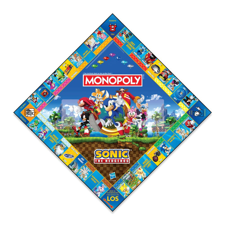 Monopoly Board Game Sonic the Hedgehog *German Version*