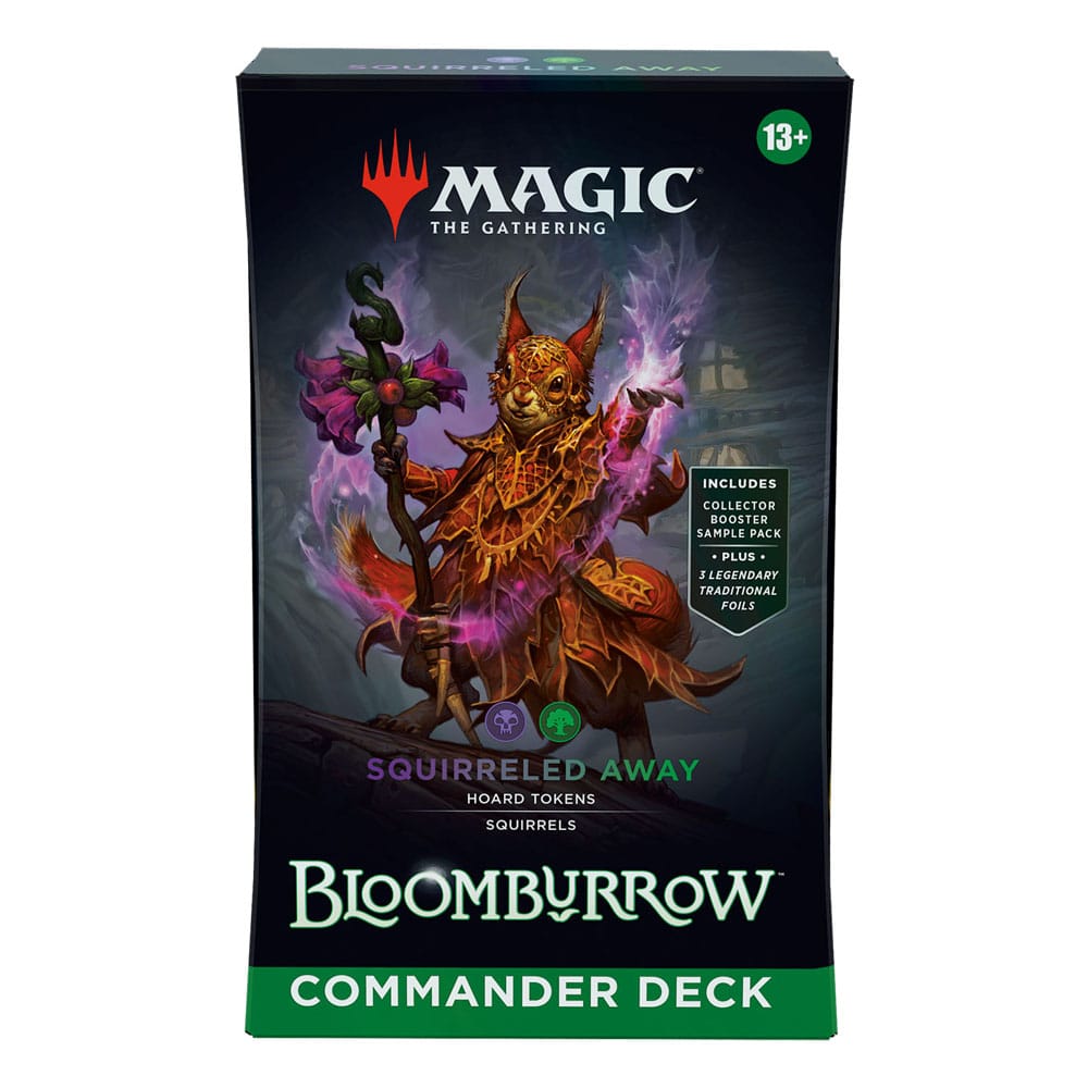 Magic the Gathering Bloomburrow Commander Decks Display (4) english