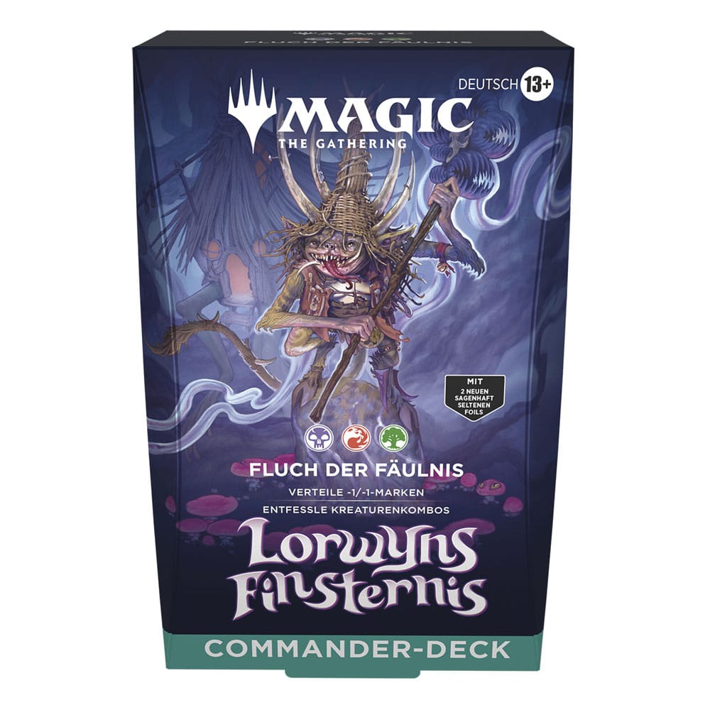Magic the Gathering Lorwyns Finsternis Commander Decks Display (4) german